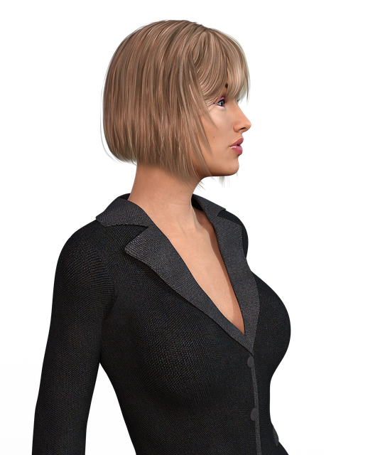 Free woman business office illustration