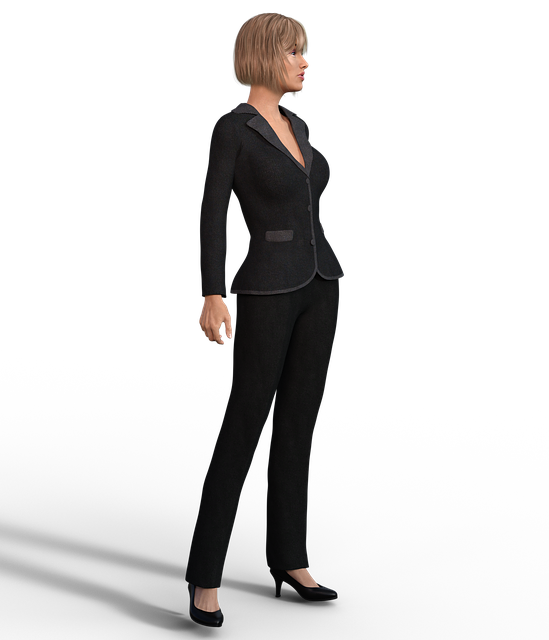 Free woman business office illustration