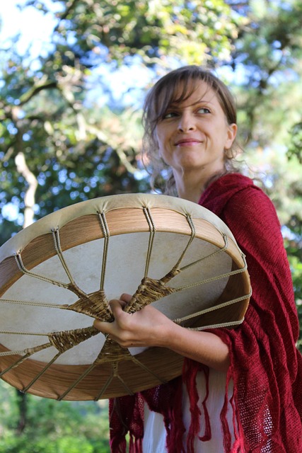 Free Woman Drum photo and picture