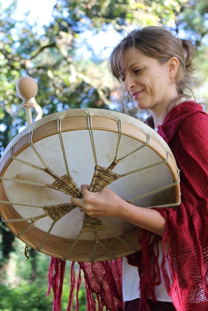 Free Woman Drum photo and picture