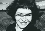 portrait, face, woman