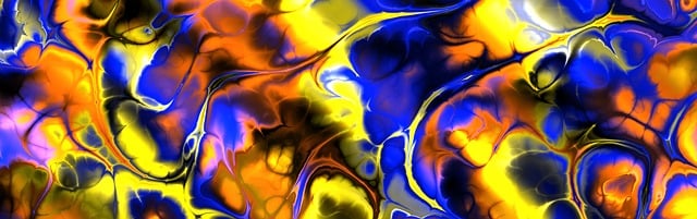Free banner header fractal illustration