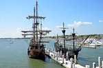 galleon, ship, historic