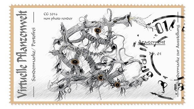 Free postage stamps nature stamp illustration
