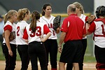 softball team, girls, players