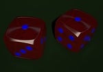 dice, snake eyes, double studio apartment
