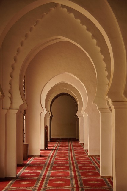 Moschee, Bogen, Rot, Arabisch, Stil