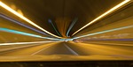 lights, stelae, tunnel