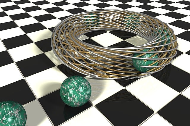 Free raytrace povray torus illustration