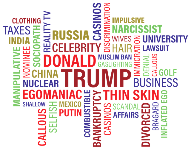 Free trump donald j trump word cloud illustration