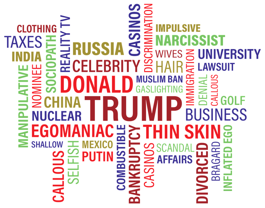トランプ ドナルド J トランプ ワードクラウド Pixabayの無料画像