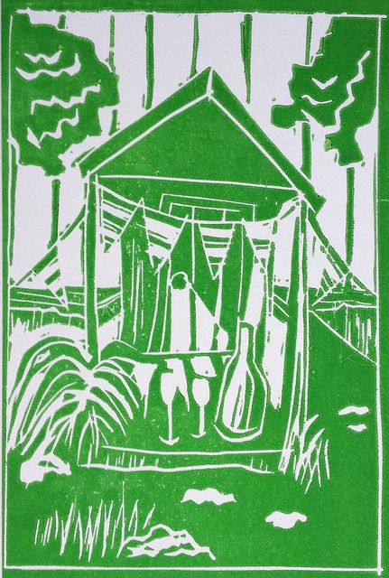 Feier, Garten, Wimpel, Sekt, Grün, Wiese