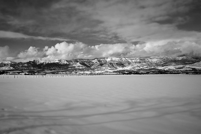 Colorado, Escénico, En Blanco Y Negro