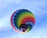 hot air balloon, balloon, sky