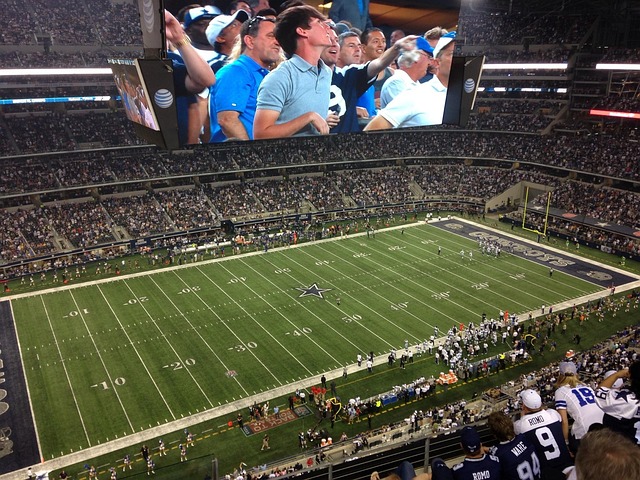 Estadio, Fútbol, Dallas, Juego