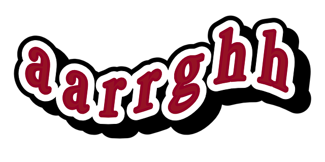 Free aarrghh comic text illustration