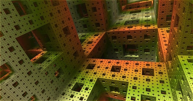 Free fractal geometry graphic illustration