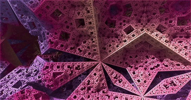 Free fractal geometry graphic illustration