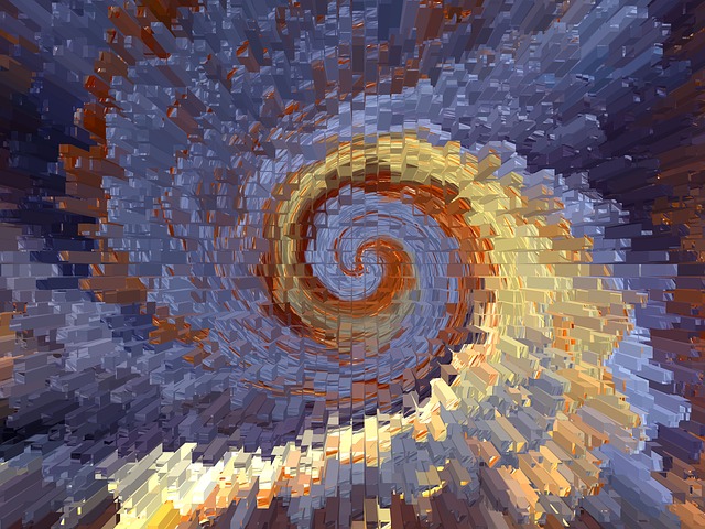 Free extrude purple orange illustration
