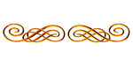 copper, ornamental, flourish
