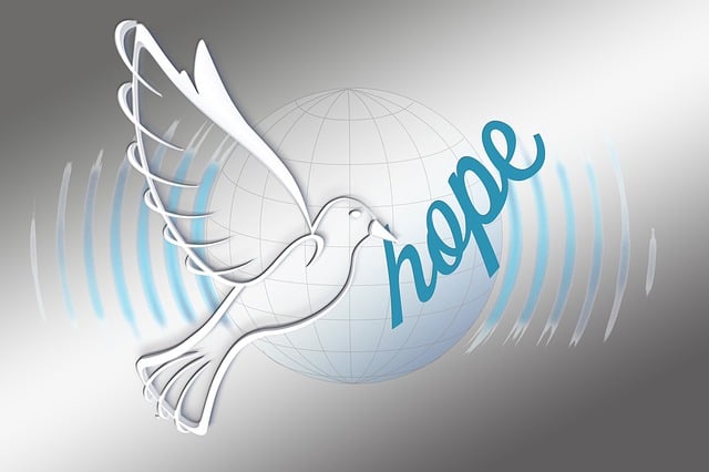 Free global dove hope illustration