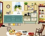 kitchen, vintage, retro