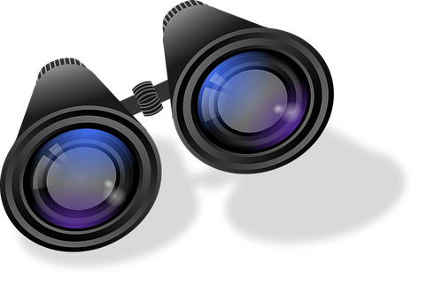 Free Binoculars Telescope vector and picture