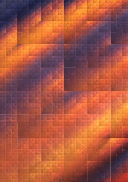 Free abstract fractal background illustration