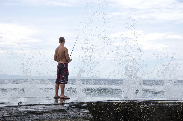 Plons, Water, Zee, Mens, Zwembroek