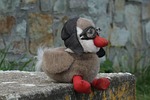 cloth duck, figure, pilot