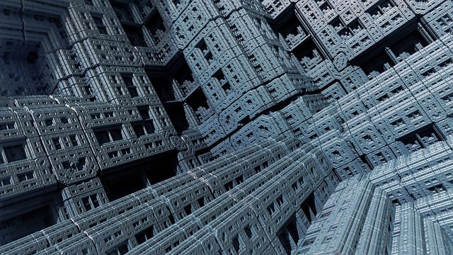 Free fractal geometry graphic illustration