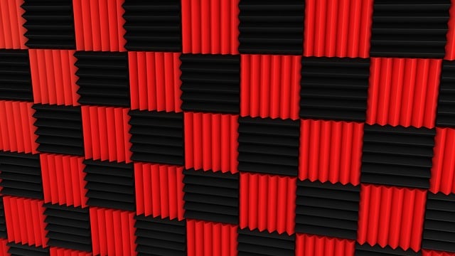 Free red black tiles illustration