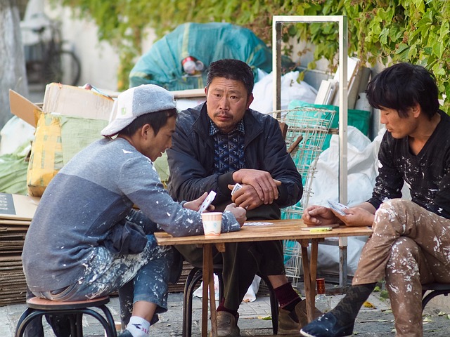 Free Workers Lijiang photo and picture