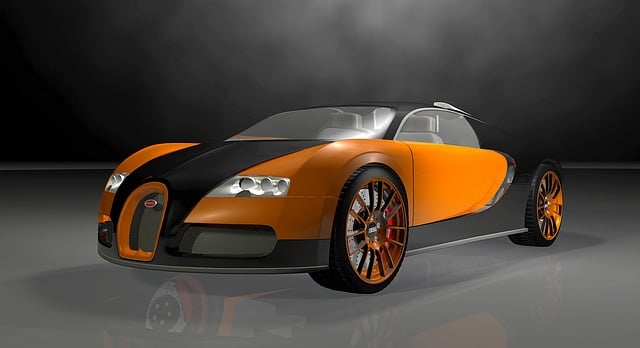 Free bugatti veyron automobile illustration