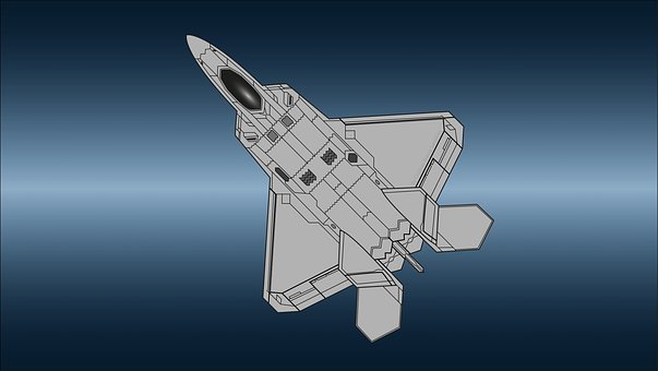F22, Raptor, Avião, Stealth, Ar, Lutador