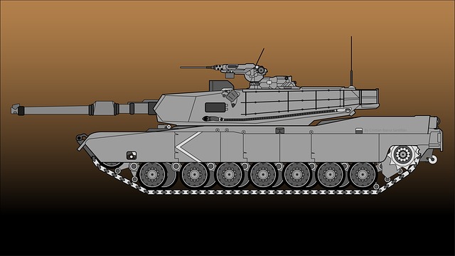 Free tank abrams army illustration