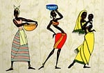 woman, ethic, african