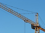 crane, tall, tower