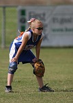 softball, fielder, female