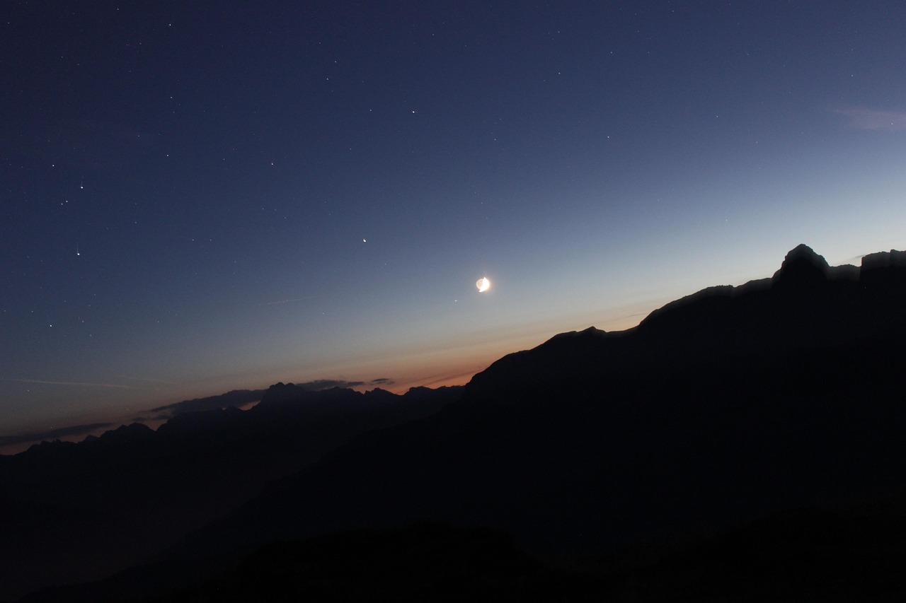 星星 月亮 夜空 - Pixabay上的免费照片 - Pixabay