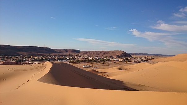 Düne, Sahara, Wüste, Taghit, Algerien