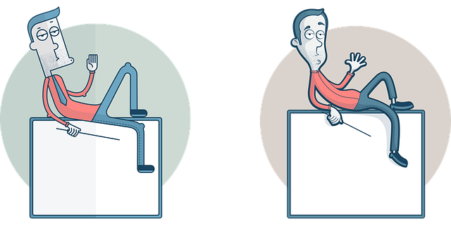 Free man presentation styles vector