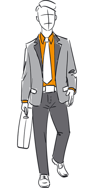 Free businessman sketch drawn illustration