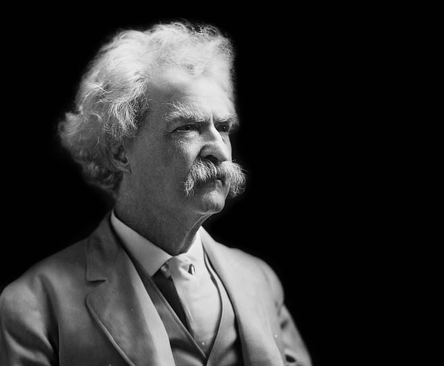 Free mark twain american author illustration