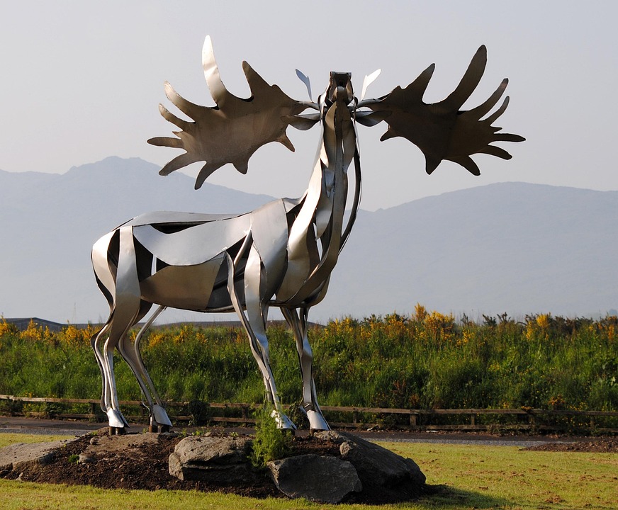 Giant Irish Deer Metal Monument · Free photo on Pixabay