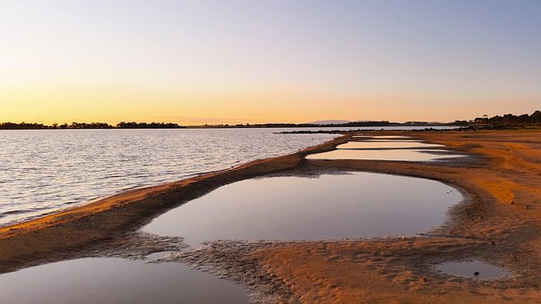 Free Sunset Lake photo and picture
