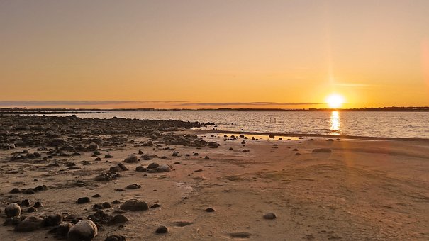 Free Sunset Lake photo and picture