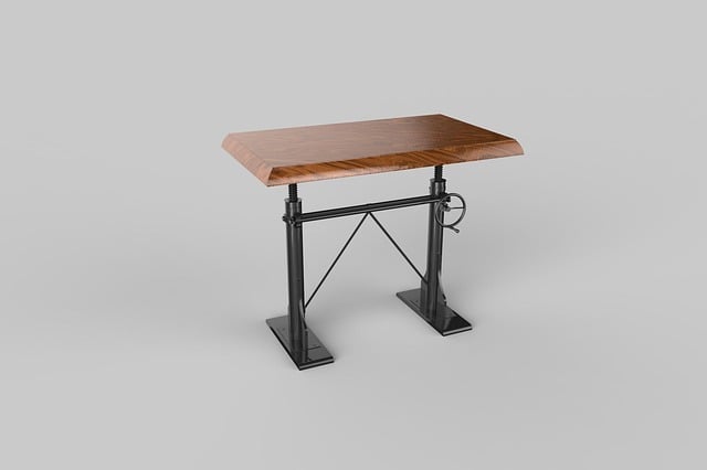 Free table design desk illustration