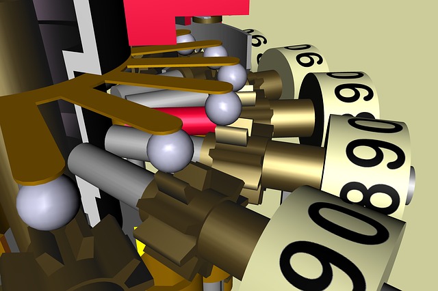 Free curta calculator mechanical illustration