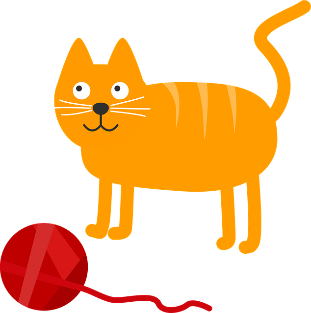 Free cat cat's cradle cute vector